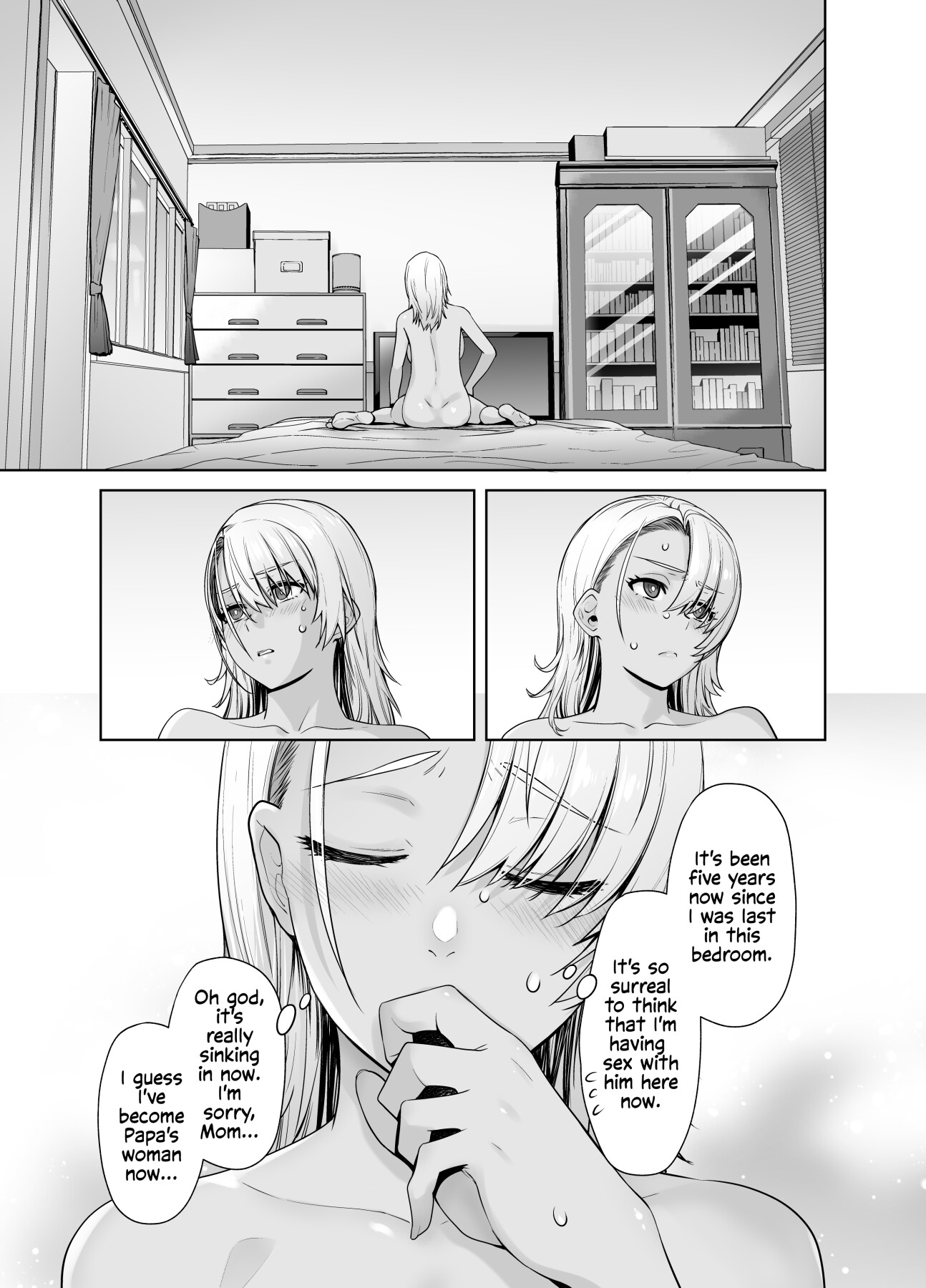 Hentai Manga Comic-Gyaru Daughter Has Passionate Sex With Her Dad 2-Read-29
